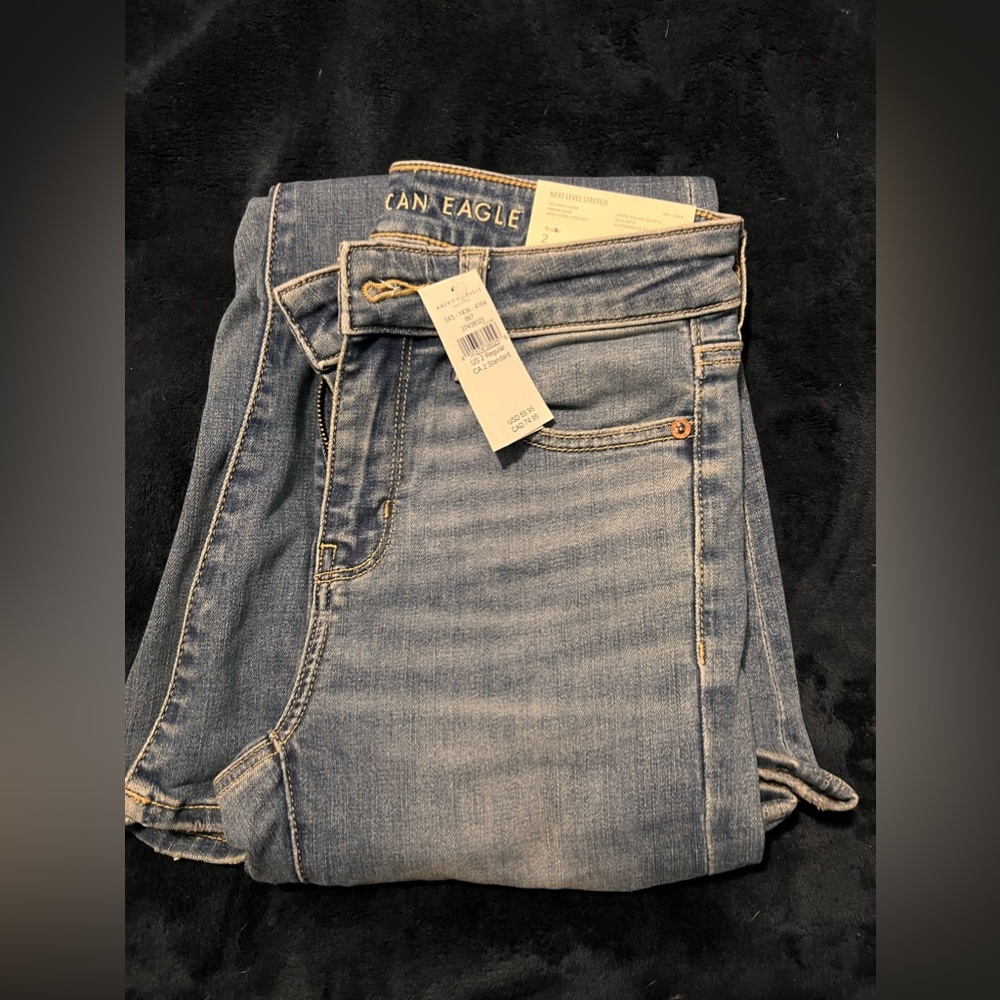 ae size 2 flare jeans never worn, NWT
